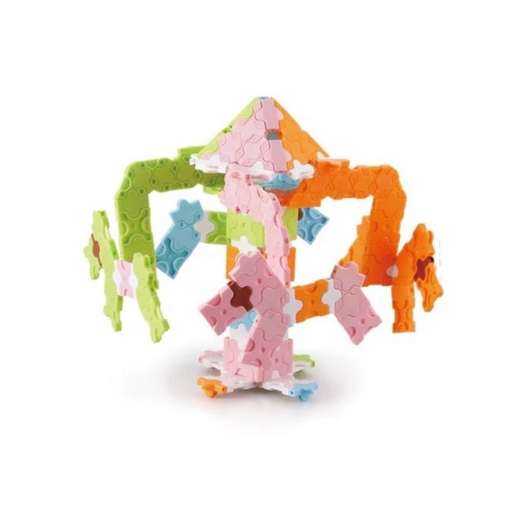 🔴 BLOCKS LaQ Japanese Bldg Set: 300 piece Freestyle Pastel Colors P7-11 No Box - Picture 9 of 16